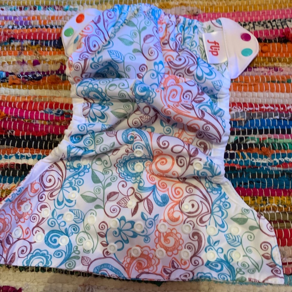 Flip diaper cover